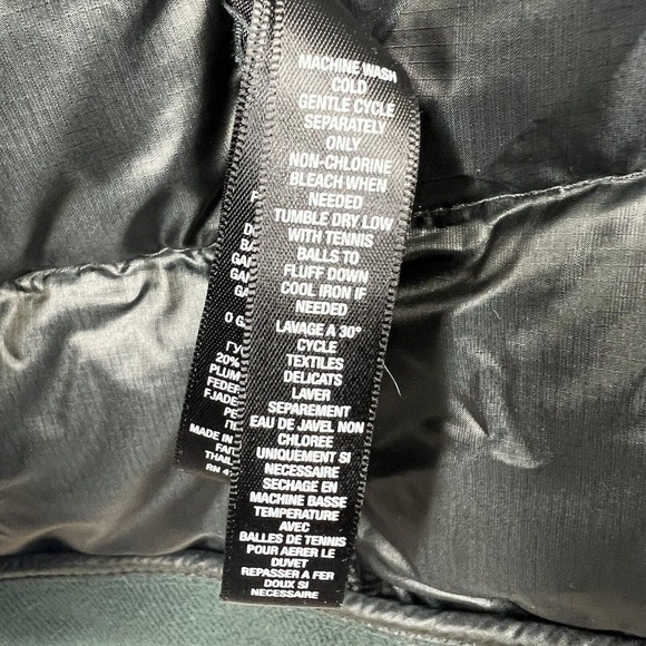 Ralph Lauren RLX Olive Green Puffer Jacket Size L Goose Down Quilted - Picture 16 of 16